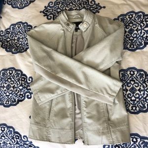 Faux leather jacket